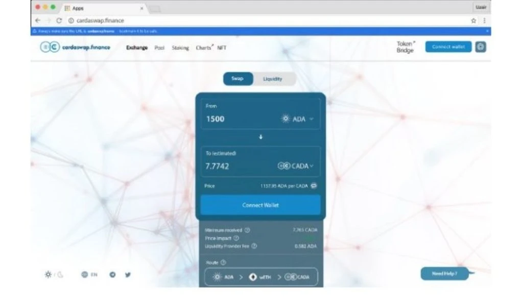 Cardaswap.finance to Become First Decentralized Exchange on the Cardano Network