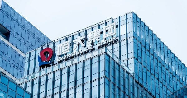 China Evergrande's Financial Crisis Triggered Monday's Sell-off, Crypto Prices Follow the Slump