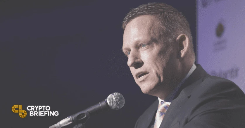 Peter Thiel Wishes He Had Bought More Bitcoin