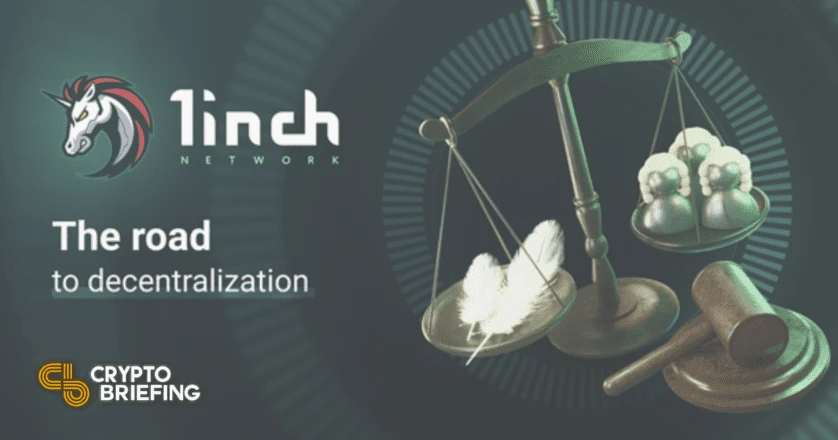 1inch Moves Further Toward DAO Structure, Deploys Treasury