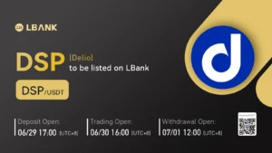 Delio(DSP) Is Now Available for Trading on LBank Exchange