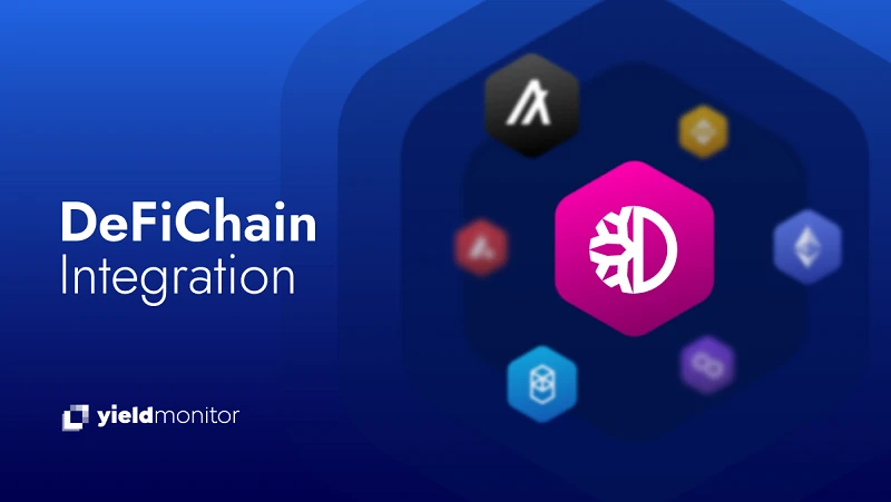 Yield Monitor integrates DeFiChain for insights into its on-chain metrics