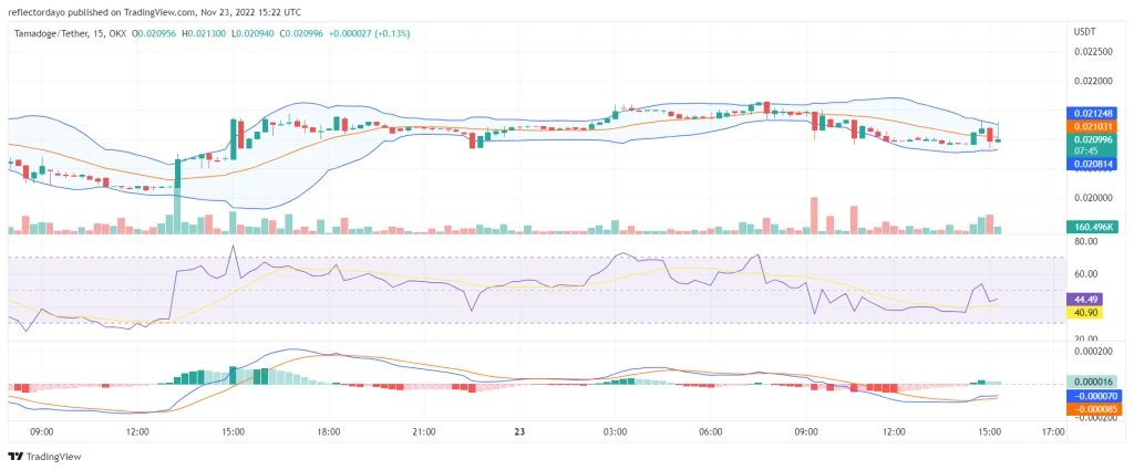 Tamadoge Price Prediction for the 23rd of November: TAMA Bulls Break the Indecision