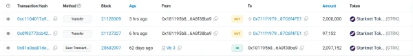 Ethereum Founder Vitalik Liquidates 2.09M STRK Tokens on Binance After $714K Loss