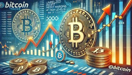 Bitcoin Trader Unrealized Profit Margins At High Levels  Risk Of Correction?