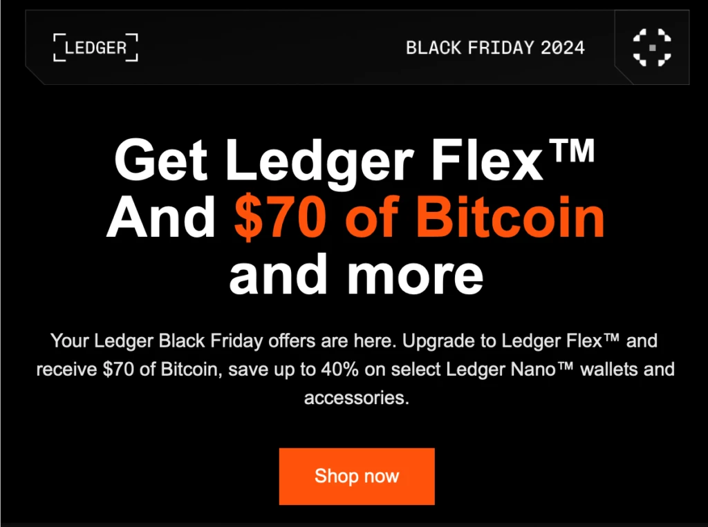Ledger Black Friday Sale 2024: Unbeatable Deals on Crypto Security Devices!