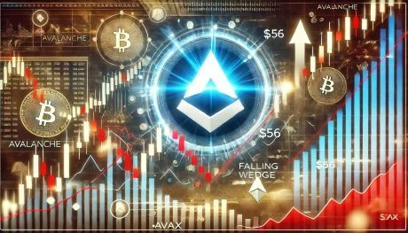 Avalanche Forms A Falling Wedge On The Daily Chart  Breakout Target Set At $56