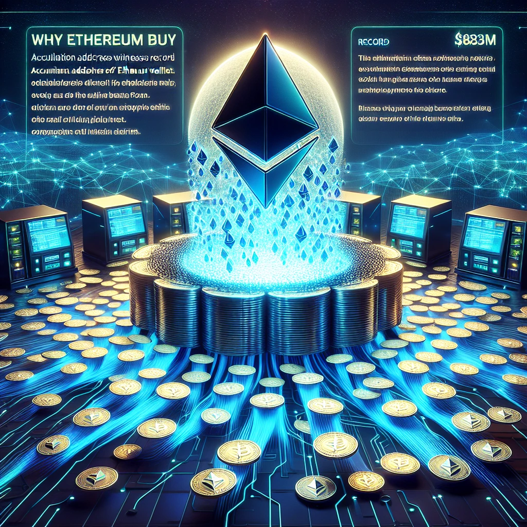 Why Ethereum is the Ultimate Buy: Accumulation Addresses Witness Record $883M Inflow of ETH