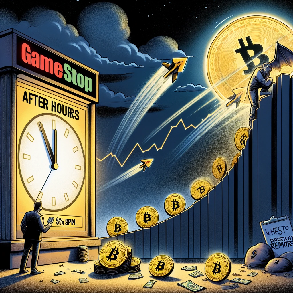 GameStop Soars 18% After-Hours on Bitcoin Investment Rumors