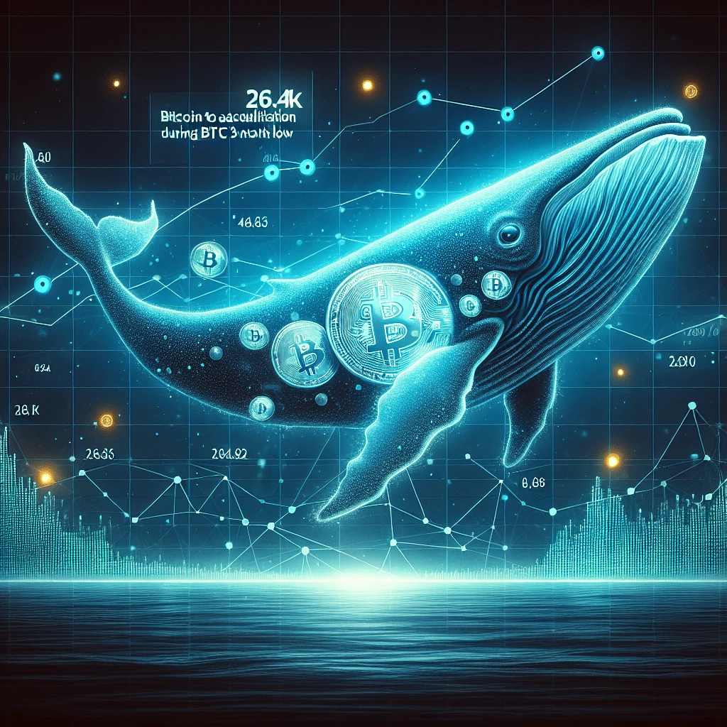 Whales Move 26.4K Bitcoin to Accumulation Addresses During BTCs 3-Month Low