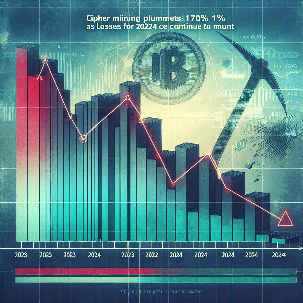 Cipher Mining Plummets 17% as Losses for 2024 Continue to Mount