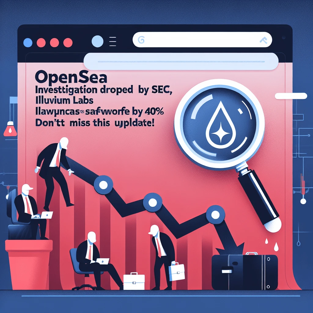 OpenSea Investigation Dropped by SEC, Illuvium Labs Slashes Workforce by 40%: Dont Miss This Update!