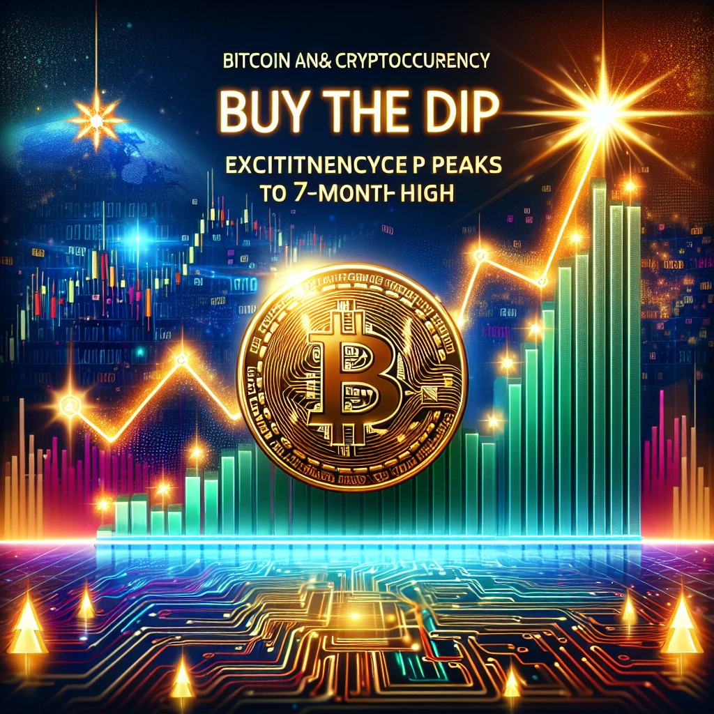 Bitcoin and Cryptocurrency Buy the Dip Excitement Peaks to 7-Month High