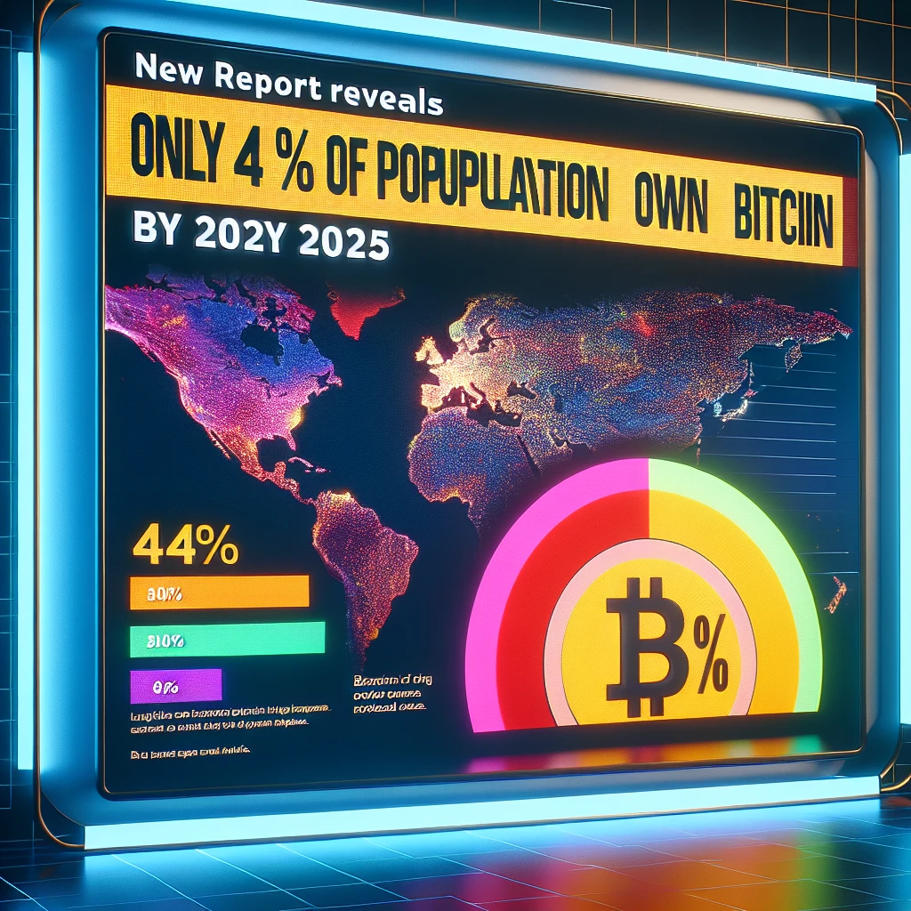New Report Reveals Only 4% of Global Population Own Bitcoin by 2025
