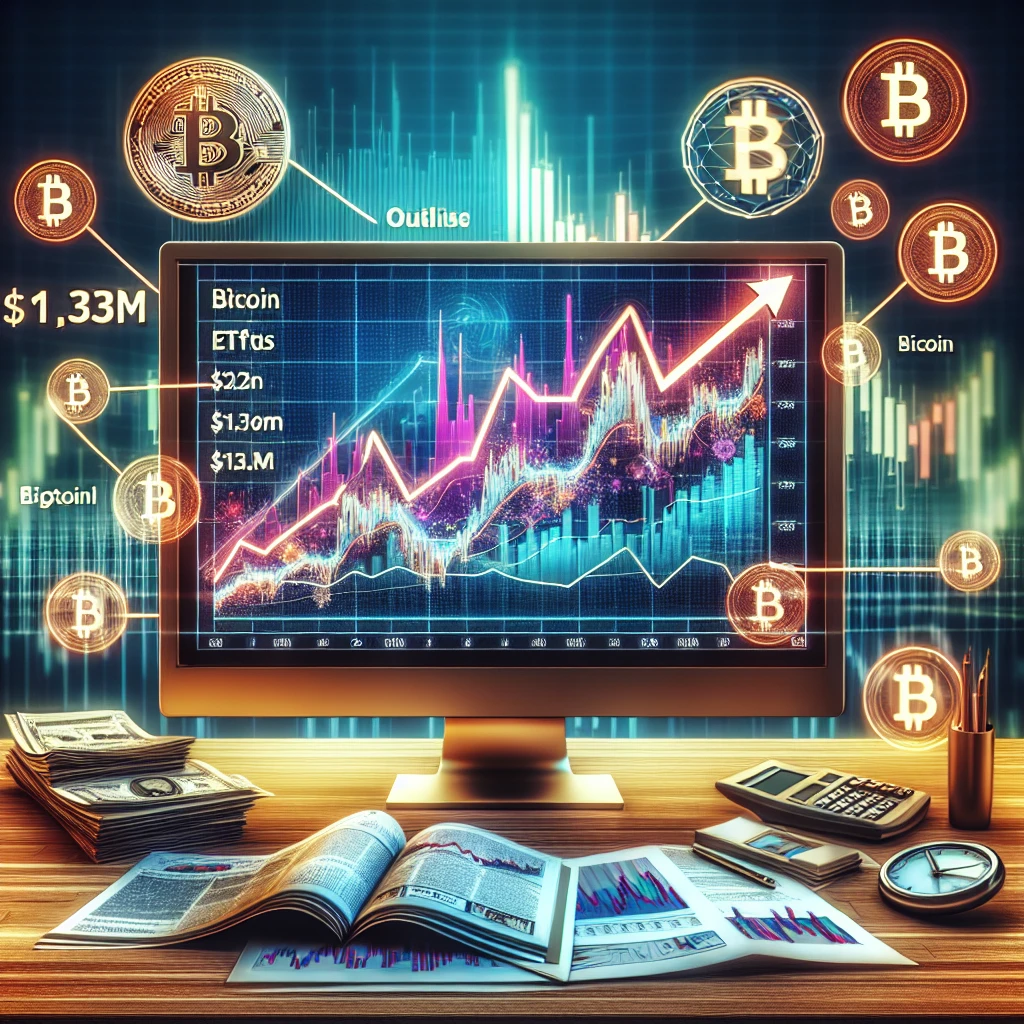 Bitcoin ETFs in the USA see a $13.3M surge in investments, breaking outflow trend