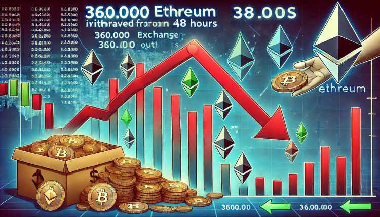 Investors Withdraw 360,000 Ethereum From Exchanges In Just 48 Hours  Accumulation Trend?
