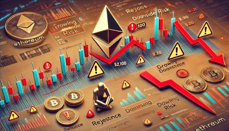 Ethereum Fails To Break $2,100 Resistance  Growing Downside Risk?