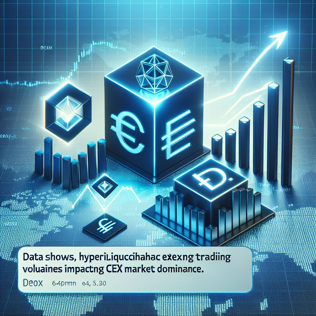 Data shows Hyperliquid DEX trading volumes impacting CEX market dominance