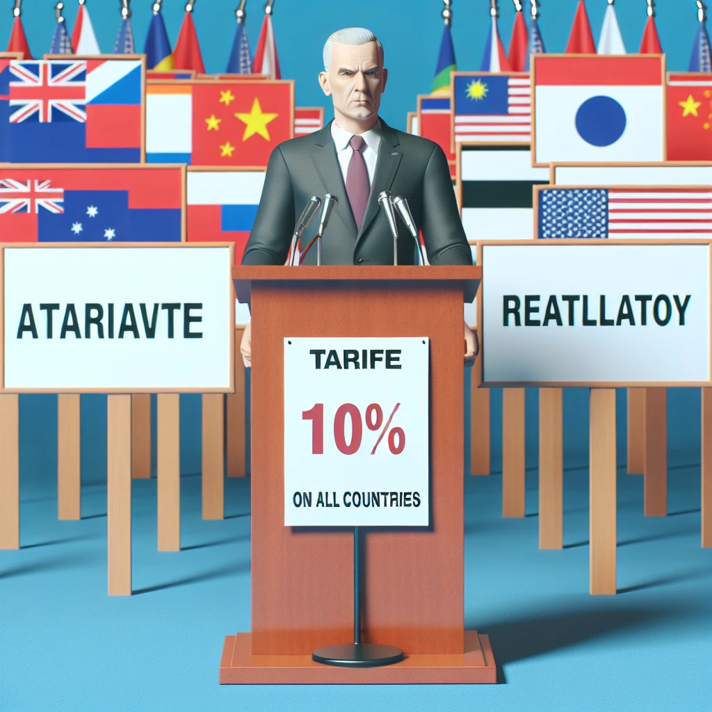 Trumps 10% Tariff on All Countries Sparks Reciprocal Levies on Trading Partners