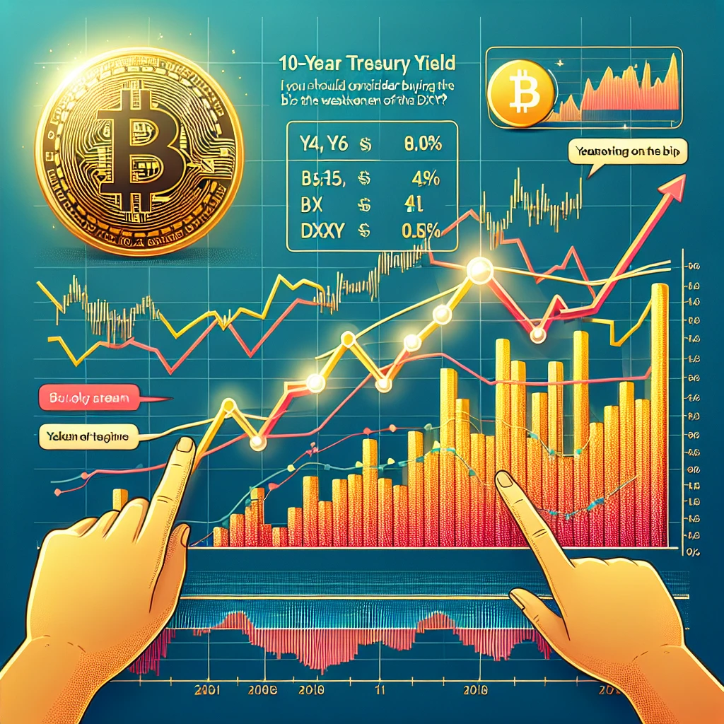 10-Year Treasury Yield Drops to 4% as DXY Weakens: Should You Consider Buying the Bitcoin Price Dip?