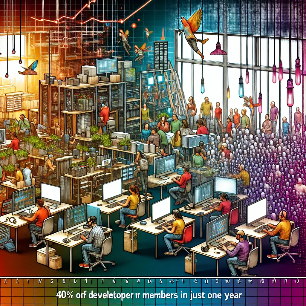 Web3 Developer Community Experiences 40% Decrease in Active Members in Just One Year