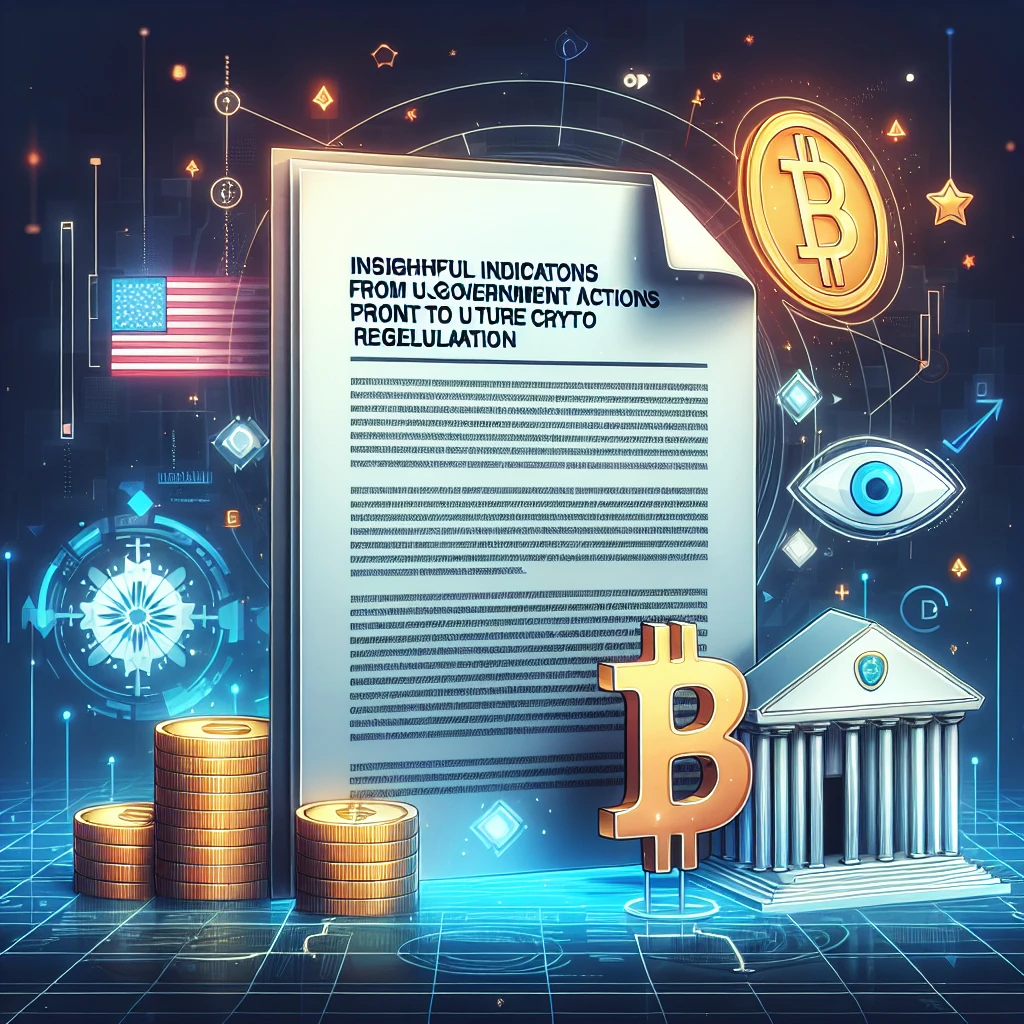Insightful Indicators from US Government Actions Point to Future Crypto Regulation