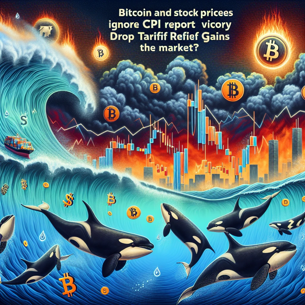 Bitcoin and Stock Prices Ignore CPI Report Victory and Drop Tariff Relief Gains  Can BTC Whales Rescue the Market?