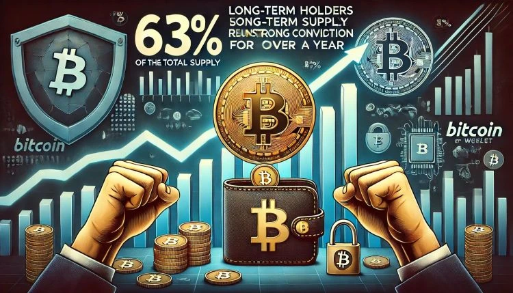 Bitcoin Long-Term Holders Show Conviction: 63% Of Supply Hasnt Moved In A Year
