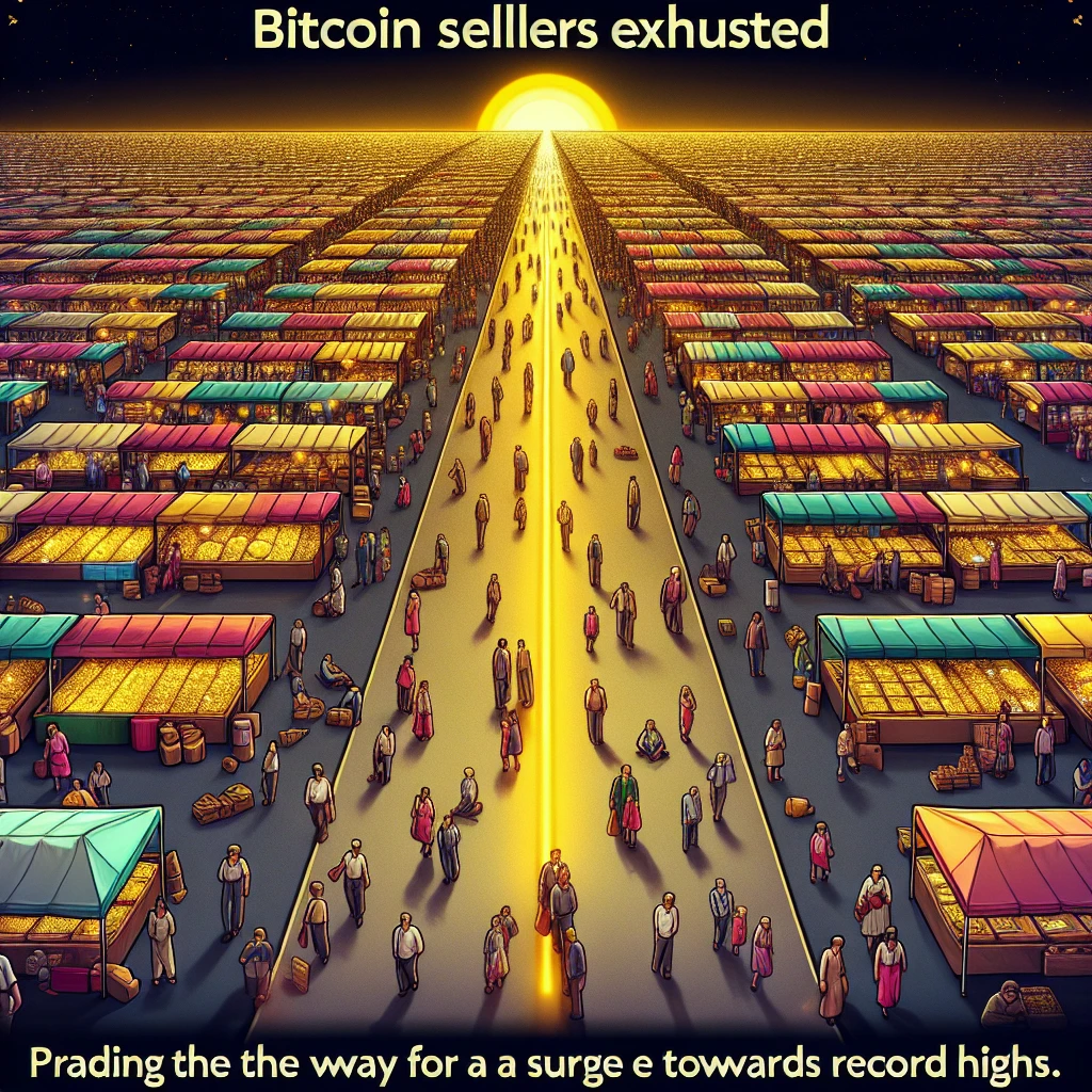Bitcoin Sellers Exhausted, Paving the Way for a Surge Towards Record Highs