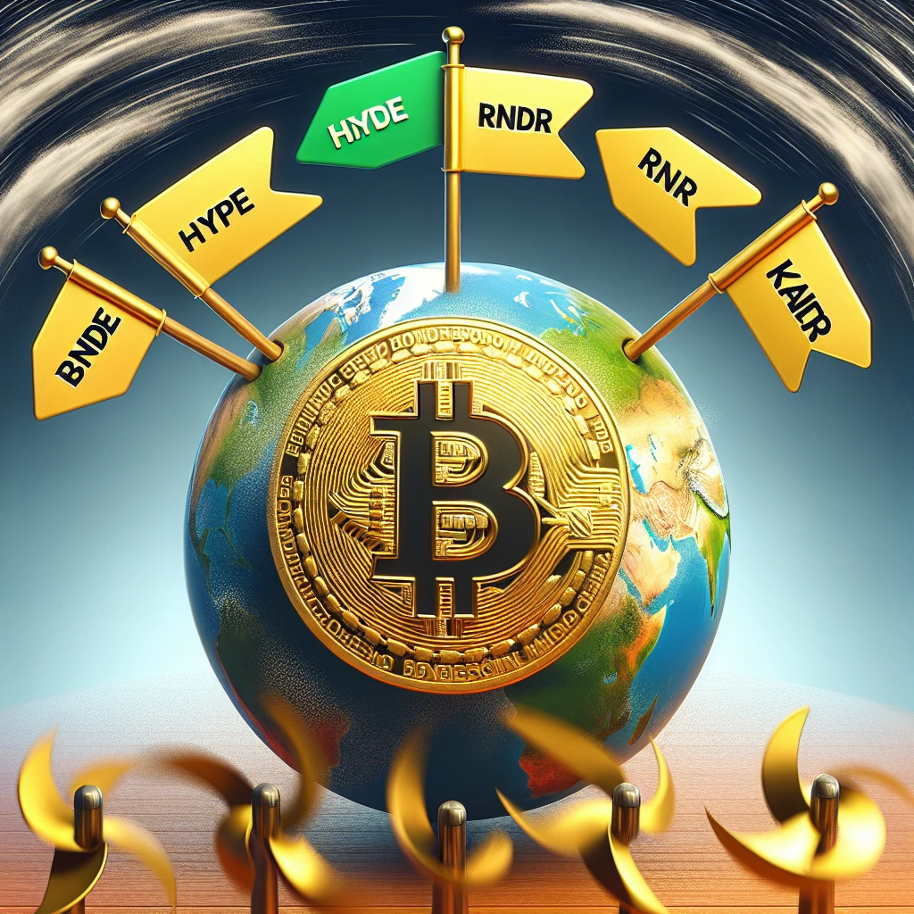 Bitcoin Surges as Global Economy Wavers  Whats Next for HYPE, ONDO, RNDR, and KAS?