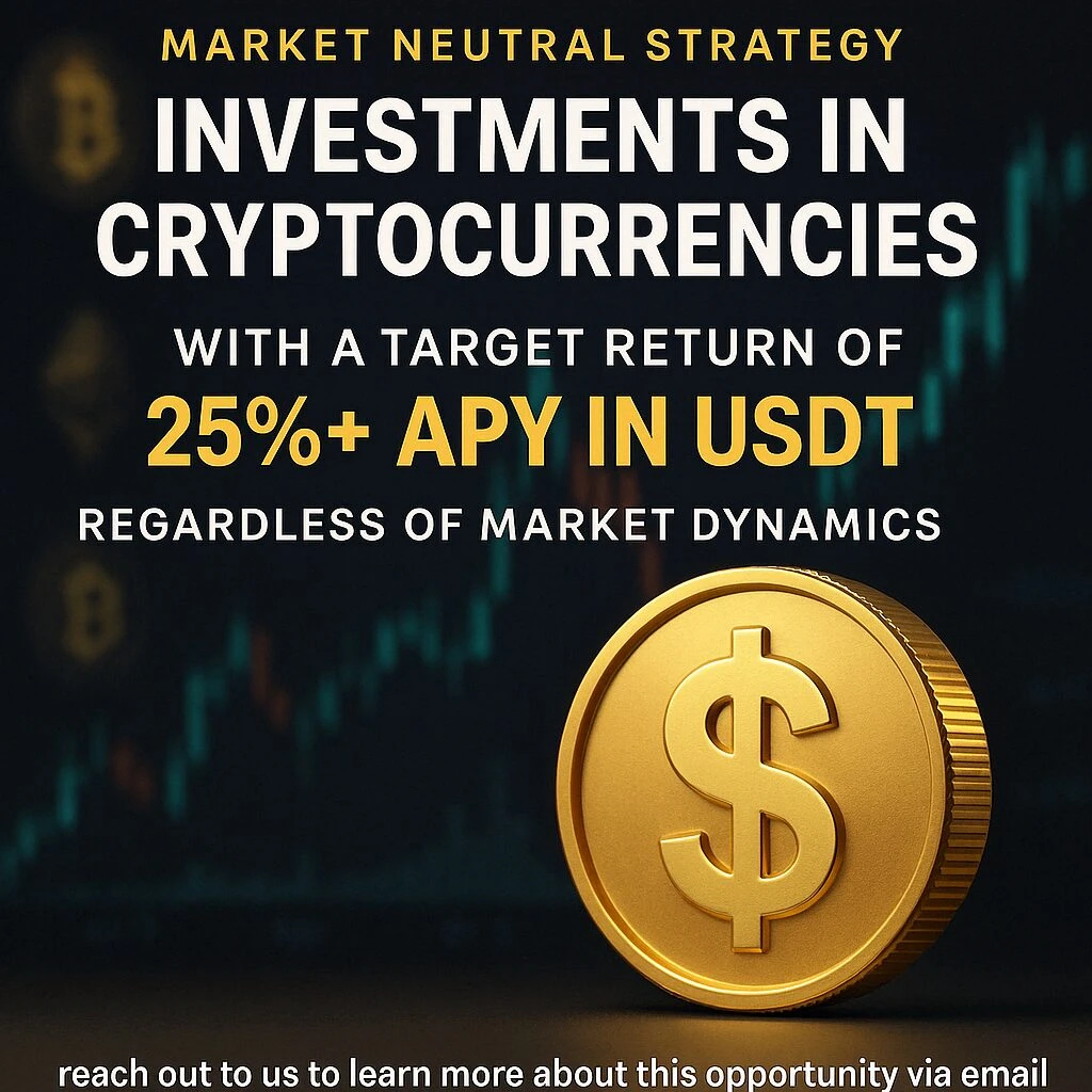 A Unique Opportunity: Earn 25%+ APY in USDT with a Market-Neutral Crypto Strategy