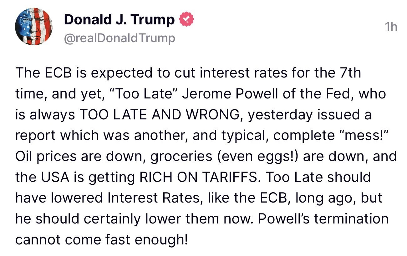 Trump Urges the Fed to Follow Suit After ECB Slashes Interest Rate by 25 Bps: Heres How Bitcoin Could React