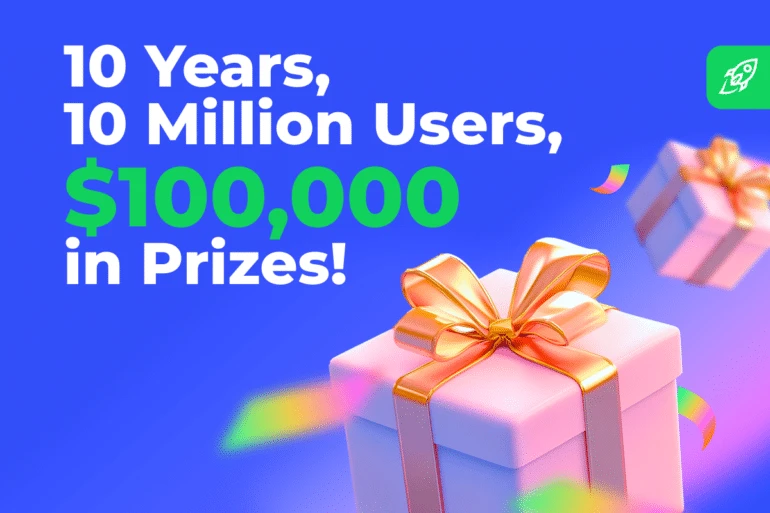 Changelly Celebrates 10-year Anniversary and 10 Million Users with $100K Giveaway and Exclusive Partner Prizes