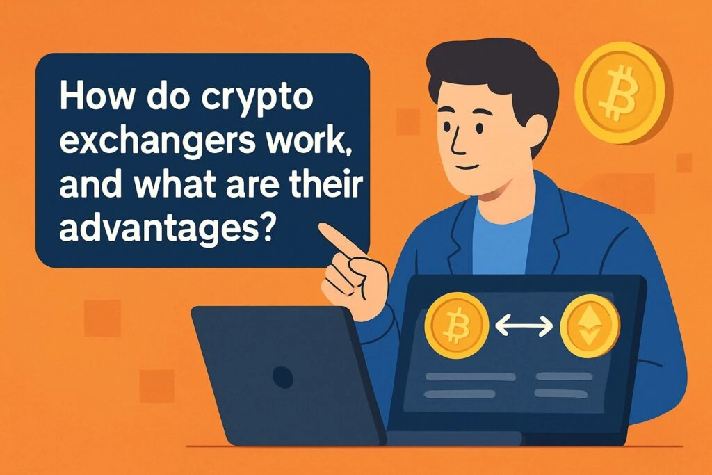 How do crypto exchangers work, and what are their advantages