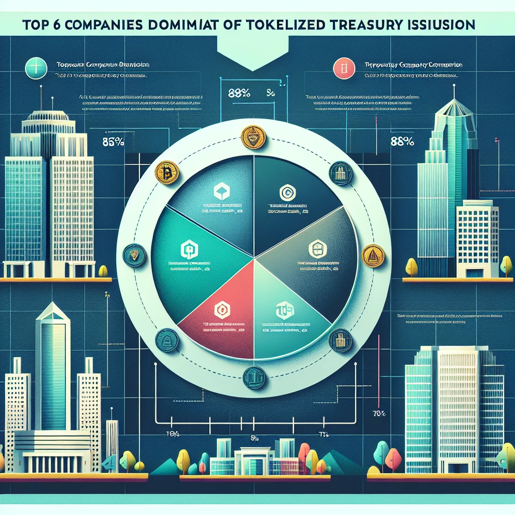 Top 6 Companies Dominate 88% of Tokenized Treasury Issuance, Including BlackRock