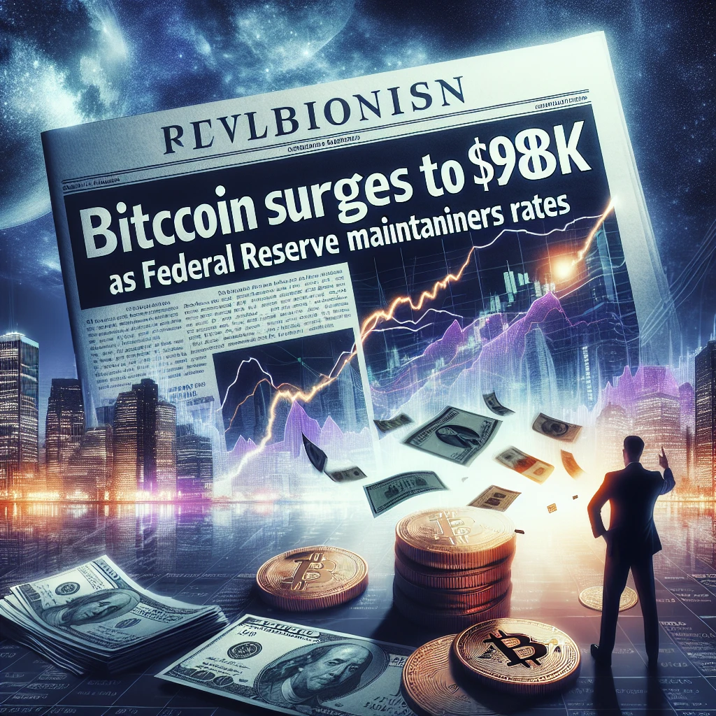 Bitcoin Surges to $98K as Federal Reserve Maintains Rates Amid Trumps Pressure