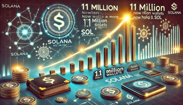 Solana Network Activity Grows As 11M Wallets Now Hold 0.1 SOL Or More  Analyst