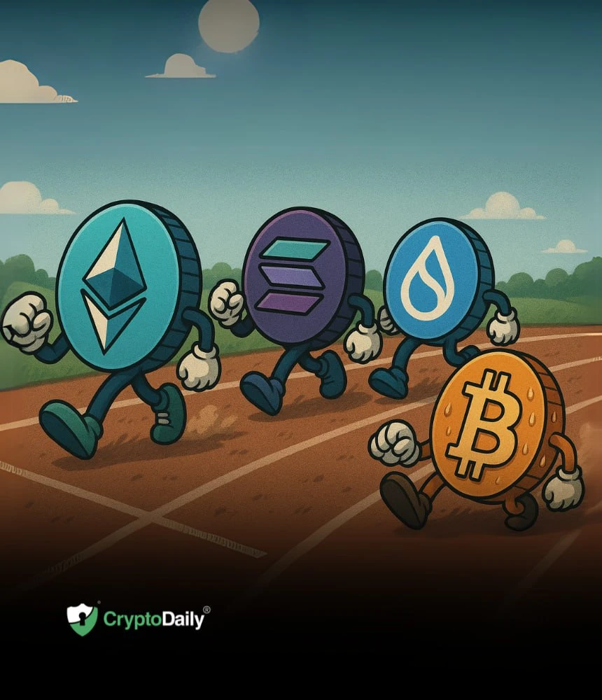 Ethereum (ETH), Solana (SOL), and Sui (SUI) continue to outpace Bitcoin (BTC)