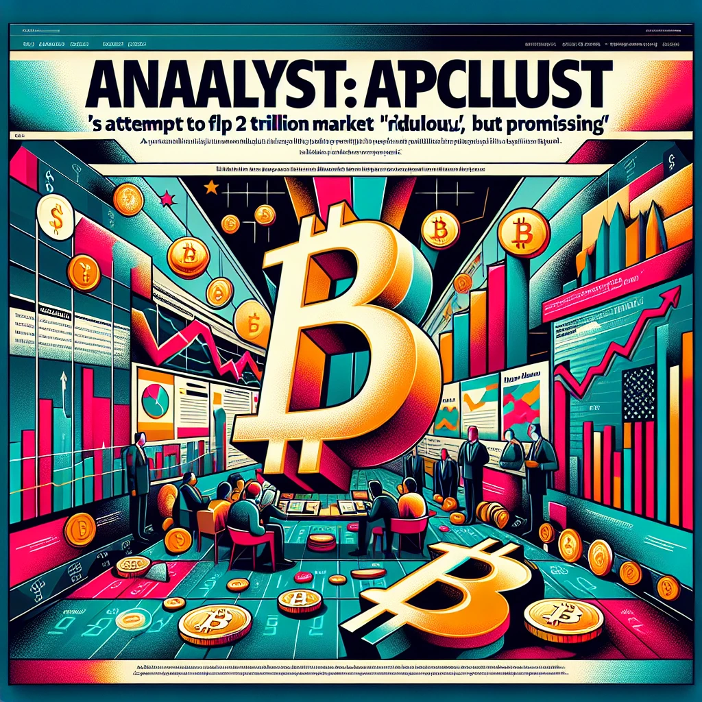 Analyst: Bitcoins Attempt to Flip $2 Trillion Market Cap Ridiculous, but Promising