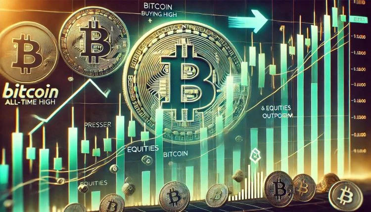Bitcoin Consolidates Below ATH  Buying Pressure Weakens As Equities Outperform