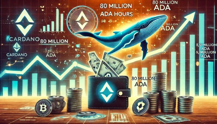 Cardano Whale Activity Spikes  80 Million ADA Added In 48 Hours