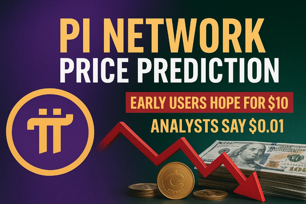 Pi Network Price Prediction  Early Users Hope for $10, Experts Say $0.01
