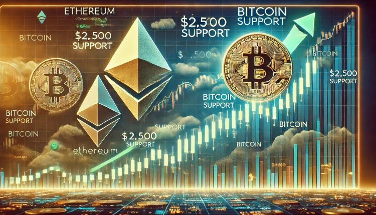 Ethereum Consolidates Above $2,500 While BTC Leads the Charge  Key Levels To Watch